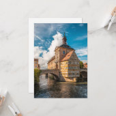 Bamberg Deutschland Karte (Vorderseite/Rückseite Beispiel)