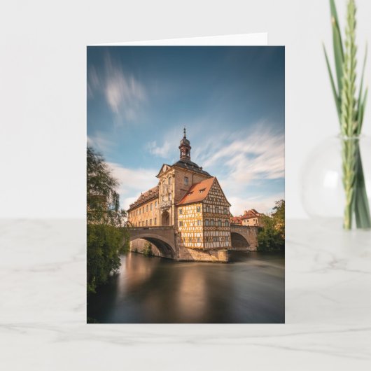 Bamberg Deutschland Karte (Vorderseite)