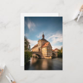 Bamberg Deutschland Karte (Vorderseite/Rückseite Beispiel)