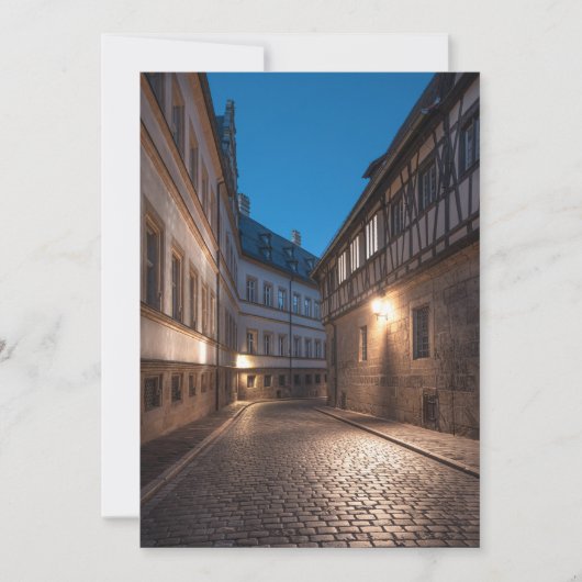 Bamberg Deutschland Karte (Vorderseite)