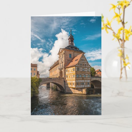 Bamberg Deutschland Karte (Gelbe Blume)