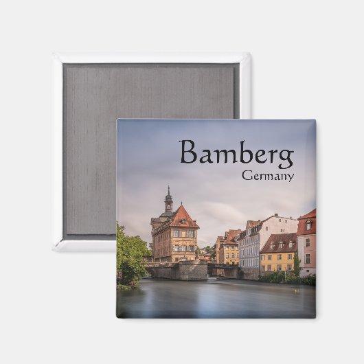 Bamberg Deutschland Magnet (Vorderseite/Rückseite)