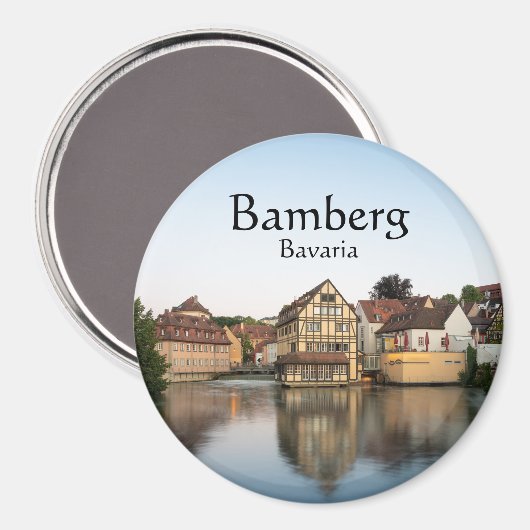 Bamberg Deutschland Magnet (Vorderseite/Rückseite)