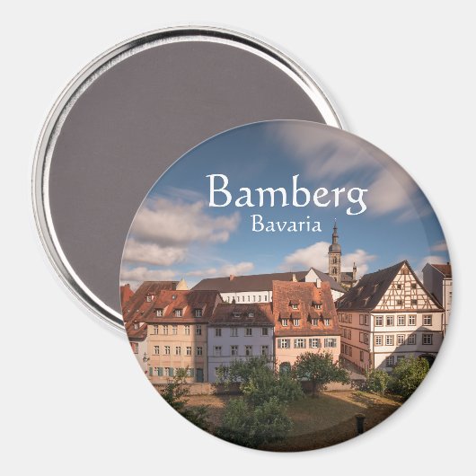 Bamberg Deutschland Magnet (Vorderseite/Rückseite)