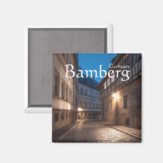 Bamberg Deutschland Magnet (Vorderseite/Rückseite)