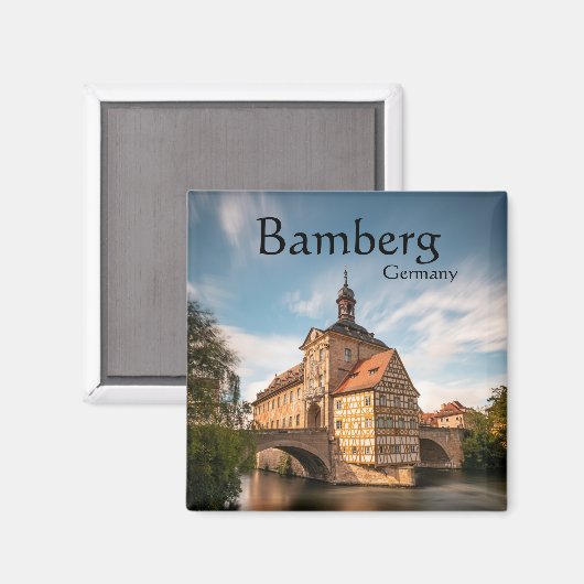 Bamberg Deutschland Magnet (Vorderseite/Rückseite)