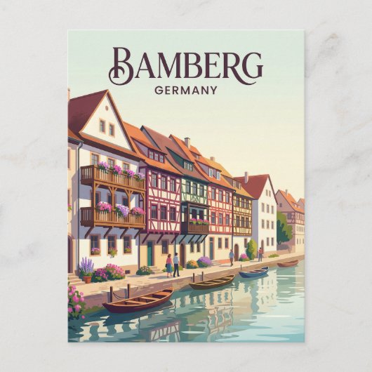 Bamberg Deutschland Postkarte (Vorderseite)