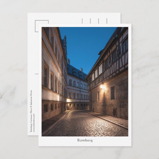 Bamberg Deutschland Postkarte (Vorne/Hinten)