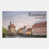 Bamberg Deutschland Rechteckiger Aufkleber (Vorderseite)