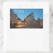 Bamberg Deutschland Rechteckiger Aufkleber (Tasche)