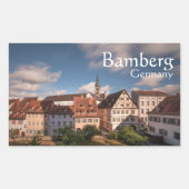 Bamberg Deutschland Rechteckiger Aufkleber (Vorderseite)