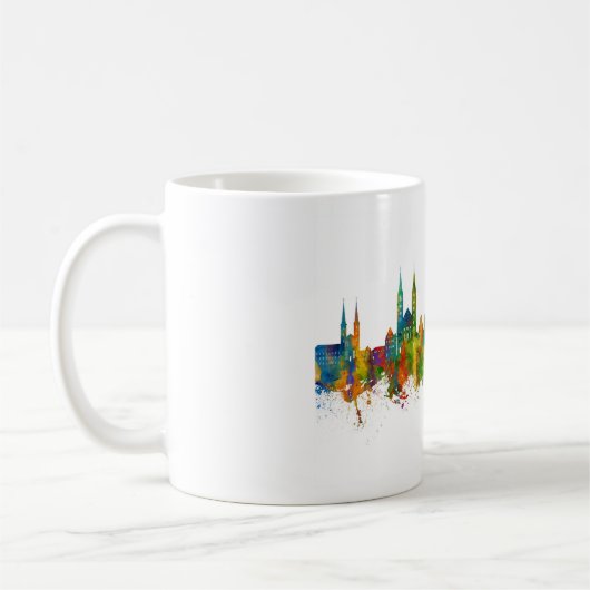 Bamberg Deutschland Skyline Kaffeetasse (Links)
