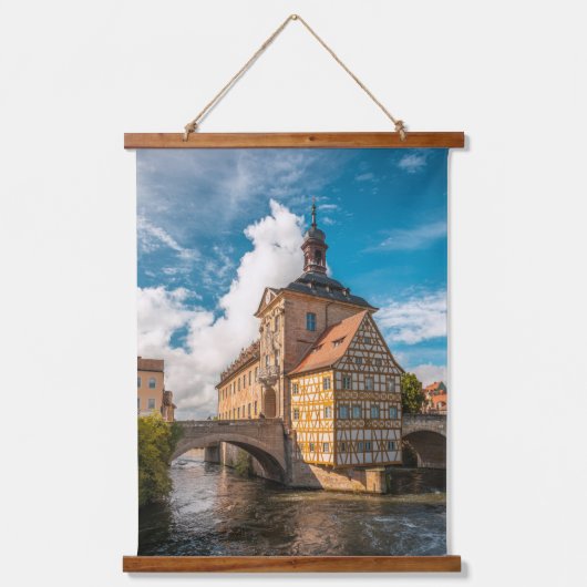 Bamberg Deutschland Wandteppich Mit Holzrahmen (Vorderseite)