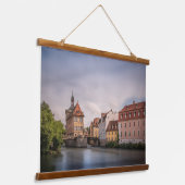 Bamberg Deutschland Wandteppich Mit Holzrahmen (Gewinkelt)
