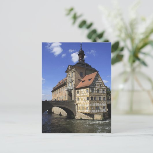 Bamberg, Deutschlands Rathaus Postkarte (Stehend Vorderseite)