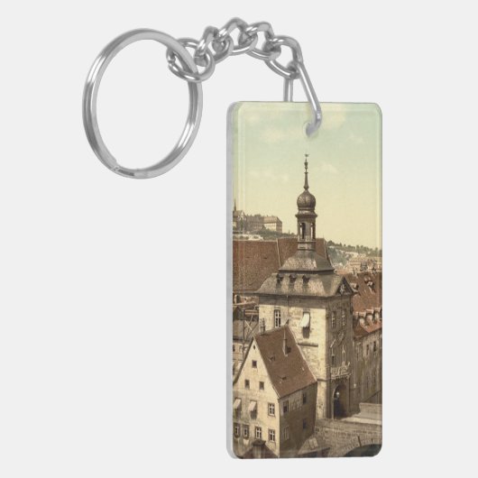 Bamberg-Gerichtsgebäude, Bayern, Deutschland Schlüsselanhänger (Vorderseite links)