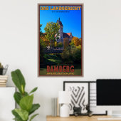 Bamberg Landgericht Poster (Heimbüro)