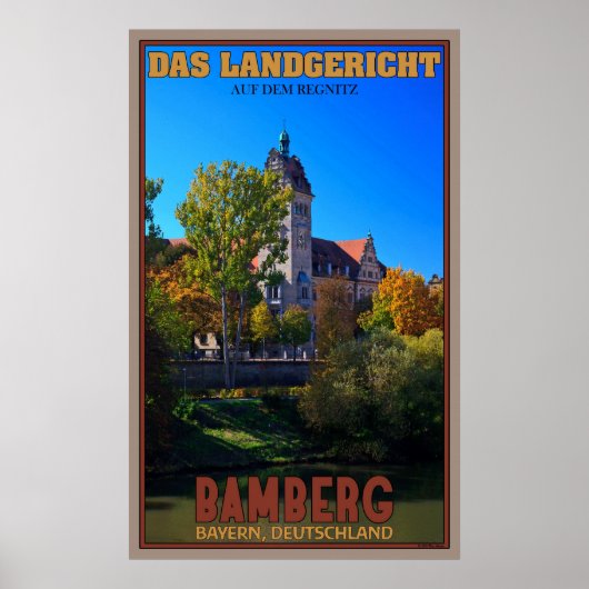Bamberg Landgericht Poster (Vorne)