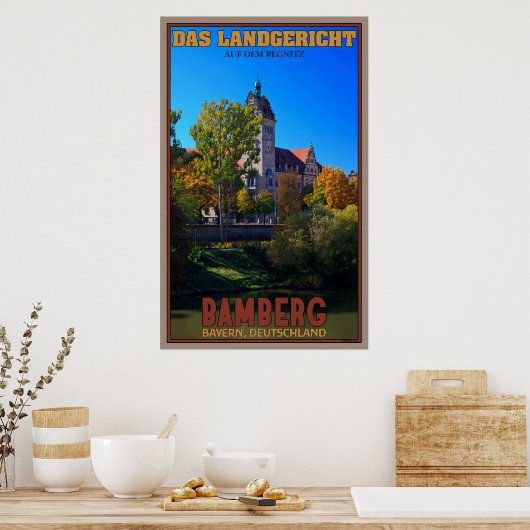 Bamberg Landgericht Poster (Küche)