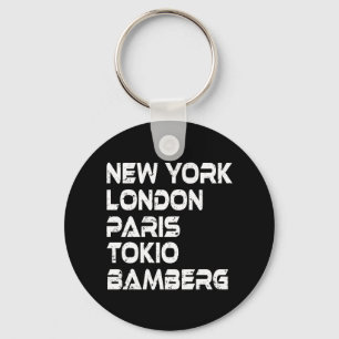 Bamberg New York London Tokio Paris Schlüsselanhänger