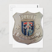 Bamberg Polizei Postkarte (Vorne/Hinten)