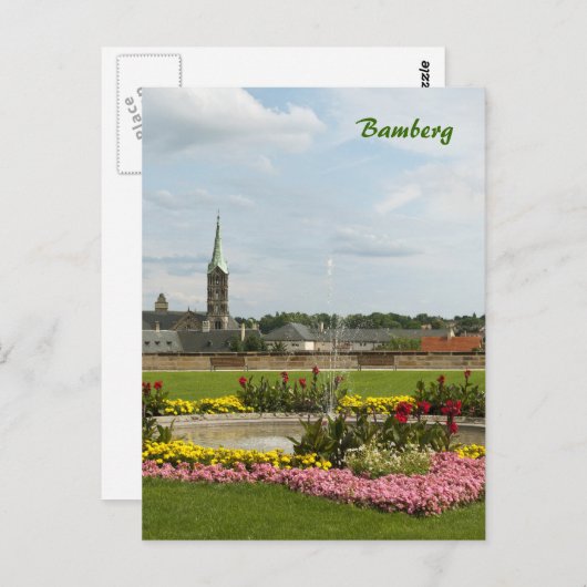 Bamberg Postkarte (Vorne/Hinten)
