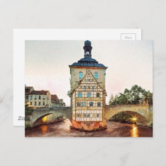 Bamberg Postkarte (Vorne/Hinten)