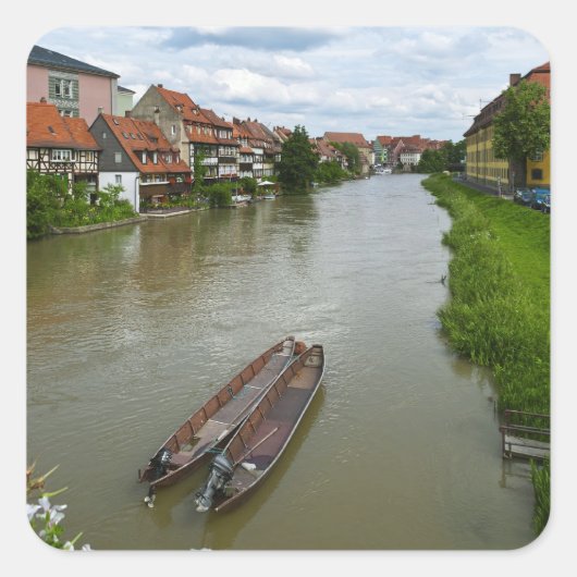 Bamberg Quadratischer Aufkleber (Vorderseite)