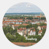 Bamberg Runder Aufkleber (Vorderseite)
