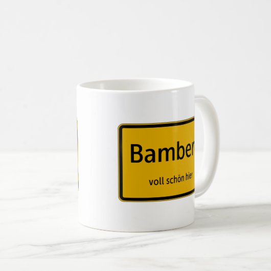 Bamberg Tasse Kaffeetasse Teetasse (VorderseiteRechts)