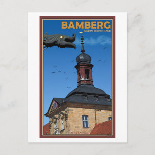 Bamberg - Wasserspout Postkarte