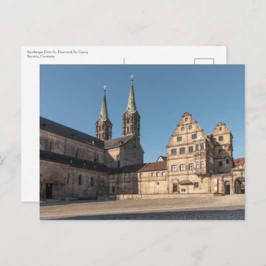 Bamberger Dom, Deutschland Postkarte (Vorne/Hinten)