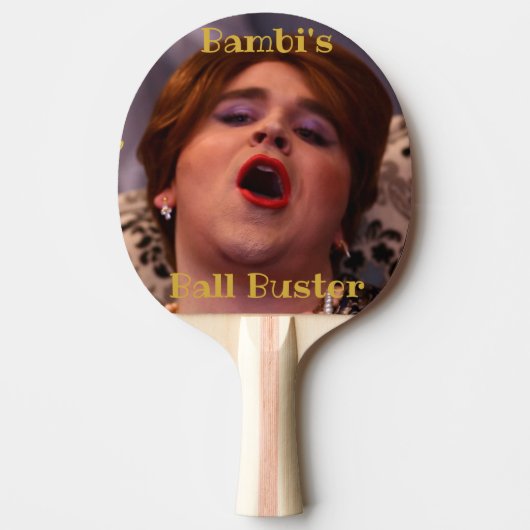 Bambi Ball Buster Ping-Pong Paddle Tischtennis Schläger (Vorderseite)