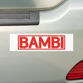 Bambi Briefmarke Autoaufkleber (Auf Auto)