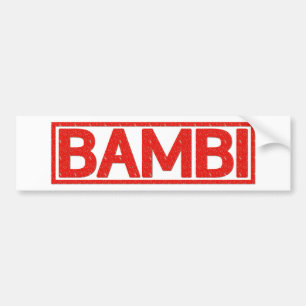 Bambi Briefmarke Autoaufkleber