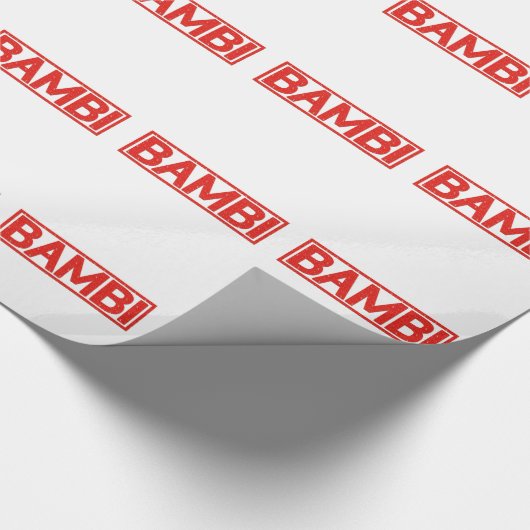 Bambi Briefmarke Geschenkpapier (Ecke)