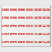 Bambi Briefmarke Geschenkpapier (Flach)