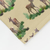 Bambi Meadow Fleece Blanket (Gold) (Ecke)