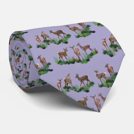 Bambi Meadow Krawatte (Lilac) (Gerollt)