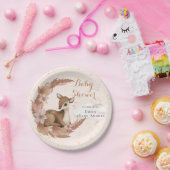 Bambi mit Blume Stars Cloud Baby Duschpapier P Pappteller (Party)