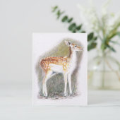 Bambi Postkarte (Stehend Vorderseite)