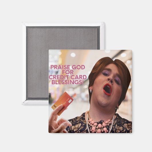 Bambi’s Credit Card Blessings Magnet (Vorderseite/Rückseite)