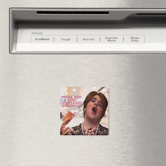 Bambi’s Credit Card Blessings Magnet (In Situ (Geschirrspüler))
