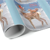 Bambi und Freund-Packpapier - Weihnachten Geschenkpapier (Rolleneckpunkt)