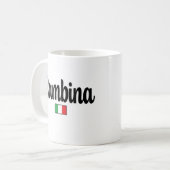 Bambina Italian Flag Mug Kaffeetasse (Vorderseite Links)