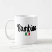 Bambina Italian Flag Mug Kaffeetasse (Links)