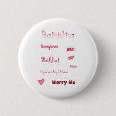 Bambina Liebe Quotes Set Pack Button (Vorderseite)