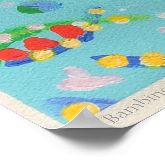 Bambino 2 Print Poster (Ecke)