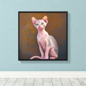 Bambino Cat Leinwanddruck (Insitu (Holzboden))