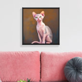 Bambino Cat Leinwanddruck (Insitu (Wohnzimmer))